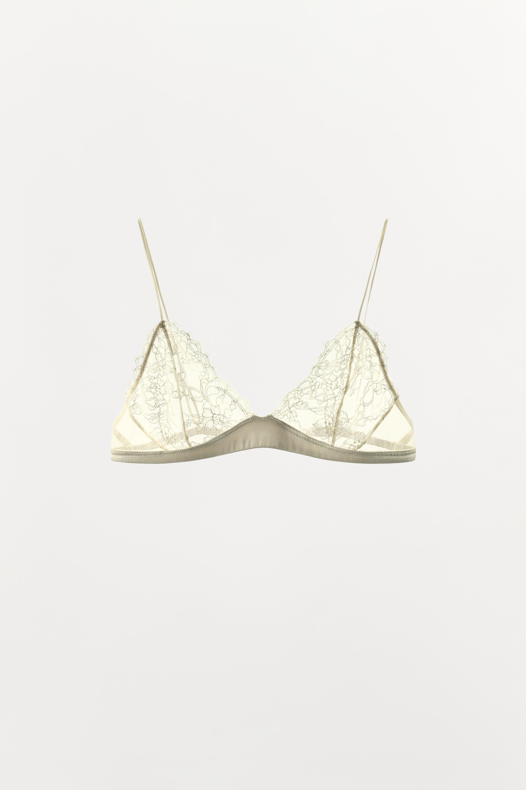 LACE TRIANGLE BRA